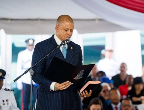 TCCP Party Leader Andre Ebanks has been officially sworn in as Premier of the Cayman Islands